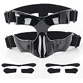 HIAARO BK01B Nose Guard for Broken Nose, Sports Face Shield Masks with Padding, Adjustable, Breathable, and Clear for Adults and Teenagers, Suitable for Basketball, Soccer, and Other Sports