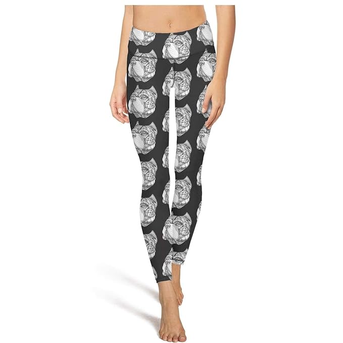 Amazon.com: American Bully Head - Leggings de diseño moderno ...