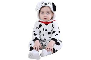 TONWHAR Unisex-Baby Animal Costume Kids' & Toddlers' Winter Hooded Romper Dress Up Jumpsuit