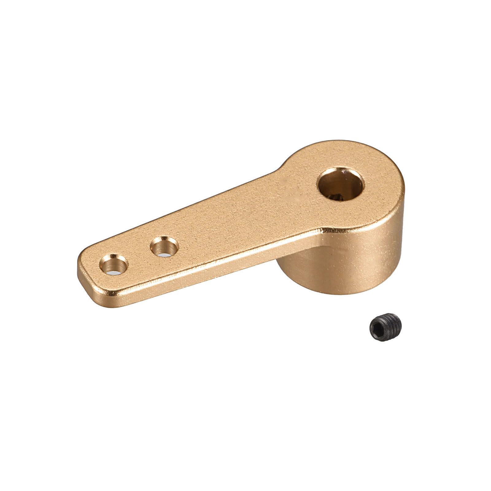 sourcing map Steering Arm Single Servo Transmission Shaft Eccentric Crank Connecting Rod Adapter for RC Car/Boat Model (4.1mm)