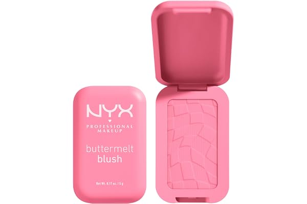 NYX Professional Makeup Buttermelt Blush, Buttery Soft Powder Blush, Up to 12 H Wear, Fade & Transfer Resistant, With Mango,