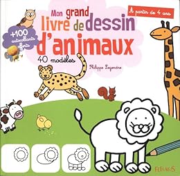 Mon grand livre de dessin d'animaux