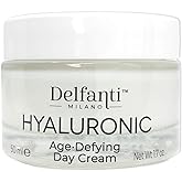 Delfanti-Milano • HYALURONIC AGE DEFYING DAY CREAM • Face and Neck Moisturizer • Made in Italy