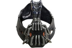 WELLMILLER Bane Mask Adult Costume Props for Dark Knight Cosplay
