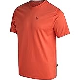 Spyder Mens T Shirt - Lightweight Cotton Blend Short Sleeve Athletic Jersey Shirts for Men for Training Running or Casual