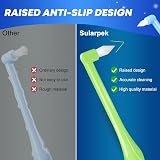 sularpek 3 Pcs Interspace Toothbrushes Single Tuft Head Small 16.5cm view 6