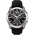 Tissot mens Couturier Chrono Quartz Stainless Steel Dress Watch Black T0356171605100