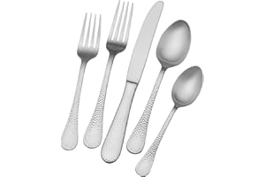 Wallace Home - Flatware Set, Dining Essentials, Set of 20 (Brooklyn Satin)