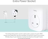 TP-Link TL- 1200 Mbps Gigabit Passthrough Powerline Starter Kit White view 7