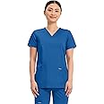 Cherokee Medical Women's Scrub Top V-Neck Modern Classic Fit with 3 Pockets, Ultra Soft and 2-Way Stretch Fabric - WW620