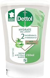 Dettol 10 No-Touch Liquid Hand Soap Refills 250 ml Aloe Vera view 2