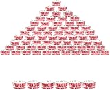 BARGAIN FACTORY Fragile Tape Roll Pack of 72 Ideal for Fragile Packaging