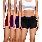 Nexgenz Cotton Boyshort Underwear for Women Cotton Boxer Briefs for Women Underwear Shorts 4 Pack