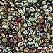Czech Superduo Two-hole Crystal Seed Beads Super Duo 5 x 2.5mm Picasso Medley Mix Approx 24 Grams Tube