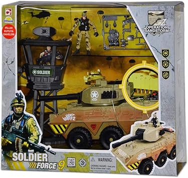 Soldier Force 9 Swamp Pirana Playset (Brown)