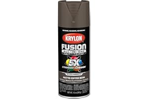 Krylon Fusion All-In-One, Matte, Coffee Bean, 12 oz