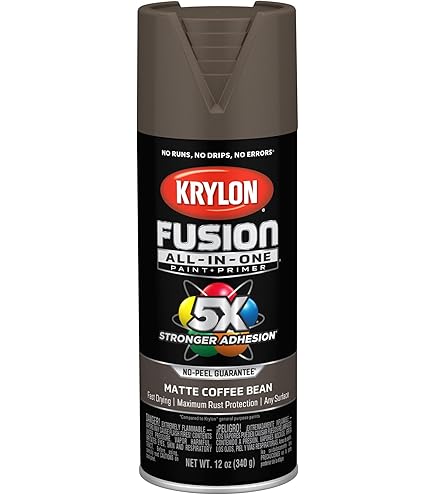 Krylon K02938007 Fusion All-In-One, Satin, Elderberry, 12 oz