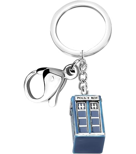 Amazon.com: Doctor Who - Merchandise - Rubber Keychain (The Tardis