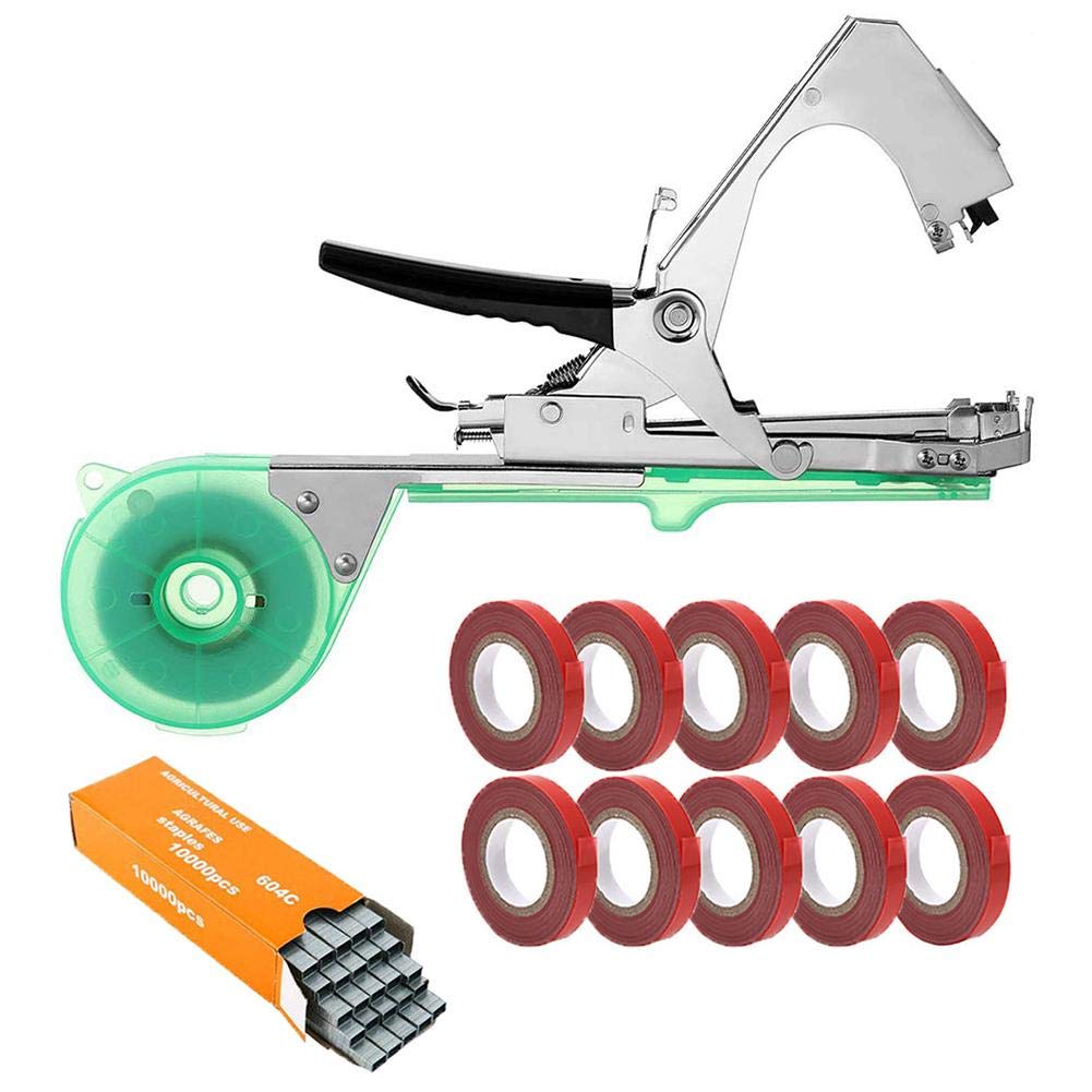 smileyshy Tape Tool Plant Tying Machine, Binding Machine, Vineyard Tool Tying Tape Plant Hand Tying Machines to Fix the Vine Plants, for Fruit Flower Vegetable