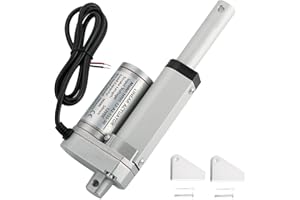 MAOPINER DC12V 2inch Stroke Linear Actuator with Mounting Bracket 900N(202lbs) Maximum Lift 10mm/s for Recliner TV Table Lift Massage Bed Electric Sofa Linear Actuator