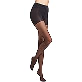 Wolford Individual 10 Control Top Tights For Women Sheer Support Pantyhose Waist Sculpting Cotton Gusset Soft Waistband