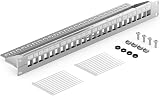 deleyCON 24 Port Modular Patch Panel for Keystone Modules 1U 19" Rack Mount view 2