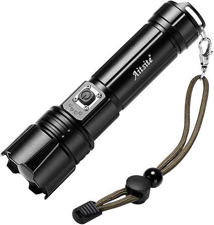 Amazon 最新版 Aitsite 懐中電灯 Led 強力 軍用 Cree Xhp70 超高輝度 軽量小型 明るい ズーム式五モード調光可能 小型usb充電式 Sos 防水 防災 地震 停電対策 自転車 ライト兼用 登山 釣り 作業用 ハンディライト Aitsite 懐中電灯 通販