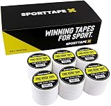 SPORTTAPE Zinc Oxide Finger Tape White 1.25cm x 10m Box of 24 Rolls