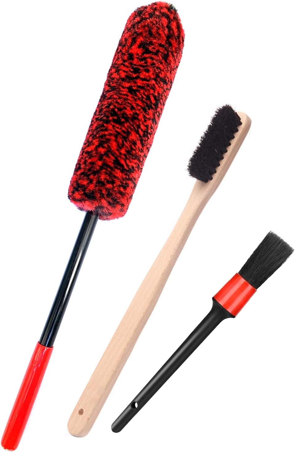 Amazon ホイール 洗車 ブラシ 3種入り 49 タイヤブラシ 長い 超極細繊維 柔らかい 洗車傷防止 自在に曲げられるヘッド 奥や裏側の汚れを除去 エンジンルーム リム 窓 送風口 ボディーの隅々までピカピカに掃除 バイクや部屋の掃除など使用可能