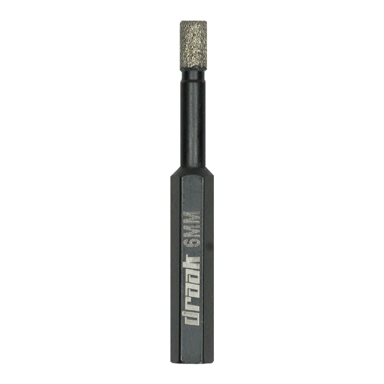 Draak Dry Diamond Drill Bit 6mm Wax Filled for The Toughest Materials Including Marble, Granite, Porcelain, Ceramic & Glass Tiles Vacuum Brazed Porcelain 5