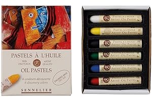 SENNELIER Oil Pastel Sets, 6-Color Discovery Cardboard Set, us:one Size