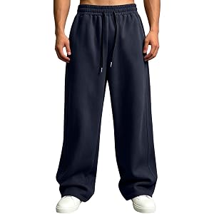 Shiketong Mens Sweat Pants Cool Athletic Drawstring Waist Jogging Slacks with Pockets Airplane Gym