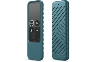 SITHON Silicone Case for Apple TV Siri Remote (1st Generation), Lightweight Shockproof Anti Slip Protective Cover for Apple T