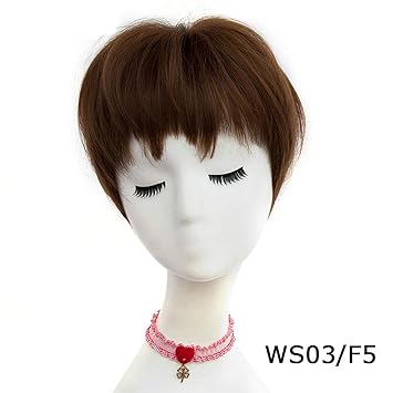 Amazon Com Get In 43 Colors Synthetic Short Wavy Wigs With Bangs
