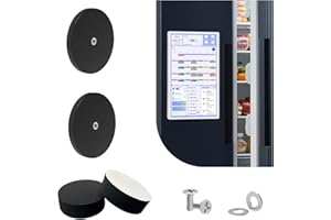 TRNQLPIN Magnetic Fridge Mount for Skylight Calendar 15-Inch | No-Punch Easy to Assemble and Remove| Rubber Coated Scratch-Free| 2Powerful Magnetic Mount and 2 Foam Pads| Accessories for Skylight Calendar