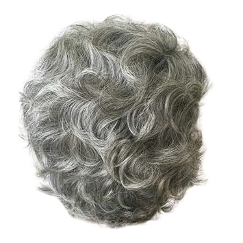 Amazon Com Colmkley Short Bob Silver Grey Wig Ladies Natural