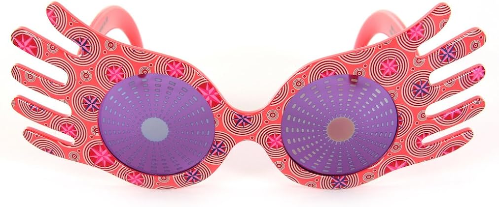 Harry Potter Luna Lovegood Spectrespecs Costume Glasses for kids and adults: Clothing
