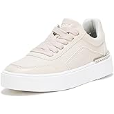 DKNY Womens Beverley Everyday Platform Lace Up Sneaker