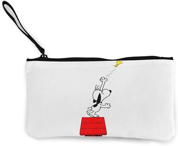 Amazon 屋上に立つスヌーピー 小銭入れ コインケース カードケース 小物入れ 多機能 ズック財布 薄型 大容量 便利収納 男女兼用 12x22cm Wcxddp 小銭入れ