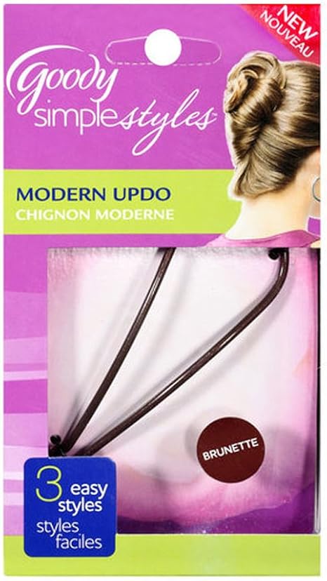 Amazon グッディ Goody グッディブルネットの色近代アップヘアヘアアクセサリー グッディシンプルスタイルラインからブルネットには現代アップヘアピン 1パック インポート Goody グッディ ヘアクリップ バレッタ 通販