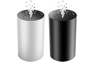 SVNWKRE Waterless Essential Oil Diffuser, Portable Aromatherapy Diffuser, Mini Scent Machine, Battery Operated, 1/4/8-Hour Timer, 20ml Capacity, 3 Mist Levels for Home, Car, Room Office.No Included Oil(2pcs)