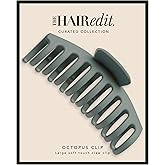 The Hair Edit Octopus Claw Clip - Large Modern Opalescent Solid Claw Clip - 1 Count - Women's Daily Use - Holds All Hair Types Securely