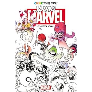 Color Your Own Young Marvel by Skottie Young