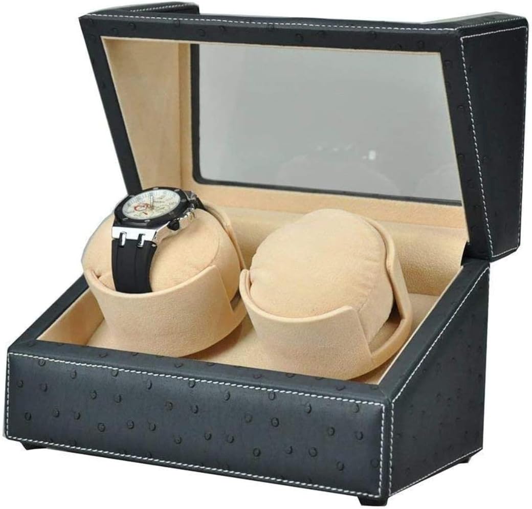 Alivisa Watch Winders, Automatic Watch Winder Box Black,Battery Powered