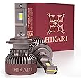 HIKARI 2025 Darkenex H7 LED Fog light, 30000LM Pure White 6000K LED Bulbs, Plug & Play IP68 Waterproof Pack of 2
