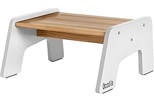 OCODILE 1-Step Toddler Step Stool for Bathroom, Kitchen & Potty Training | Non-Slip Small Stool for Toilet Independence | Kid