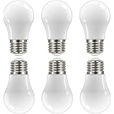 Satco (6 Pack) Dimmable Led Filament Lamps, S12407, High Lumens, 8.2 Watt, A15; Soft White; Medium Base; 3000K; 90 CRI; 120 V