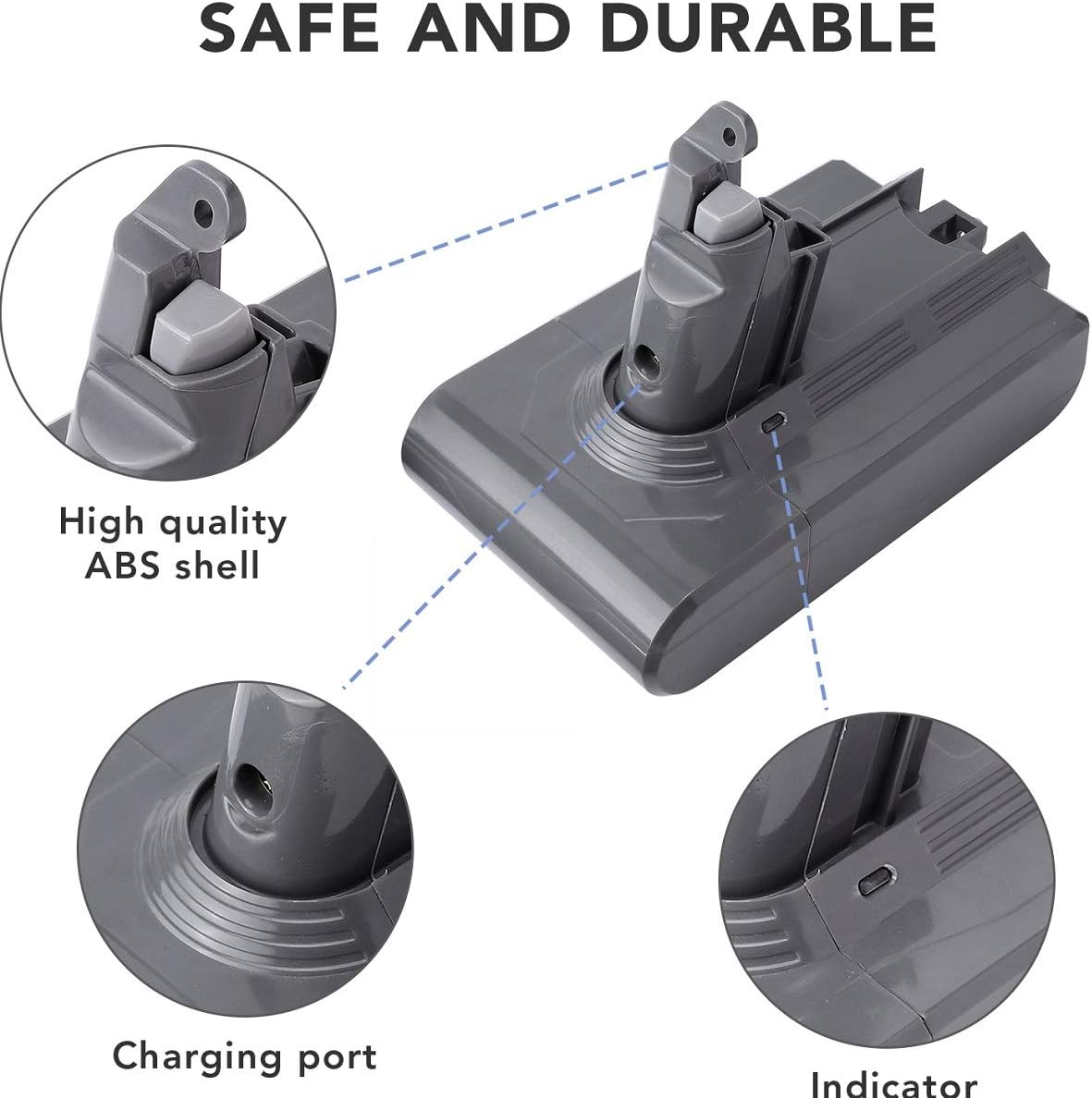 Vacuum Battery For Dyson V6 Animal, DC58 DC59 DC61 DC62 Absolute, SV06 SV03 All eBay