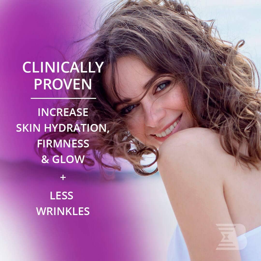 Bruno MD Royal Collagen Peptides - Beauty from Within, Clinically Proven, Dietary Supplement, Improves Skin & The Look of Hair, Nails & Cellulite,Blended with Vitamin C (Dragon Fruit): Health & Personal Care