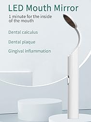2 Pieces Dental Mirror with Light - LED Lighted